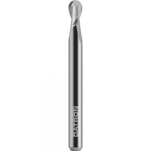 Datron Double Flute Ballnose End Mill Coated