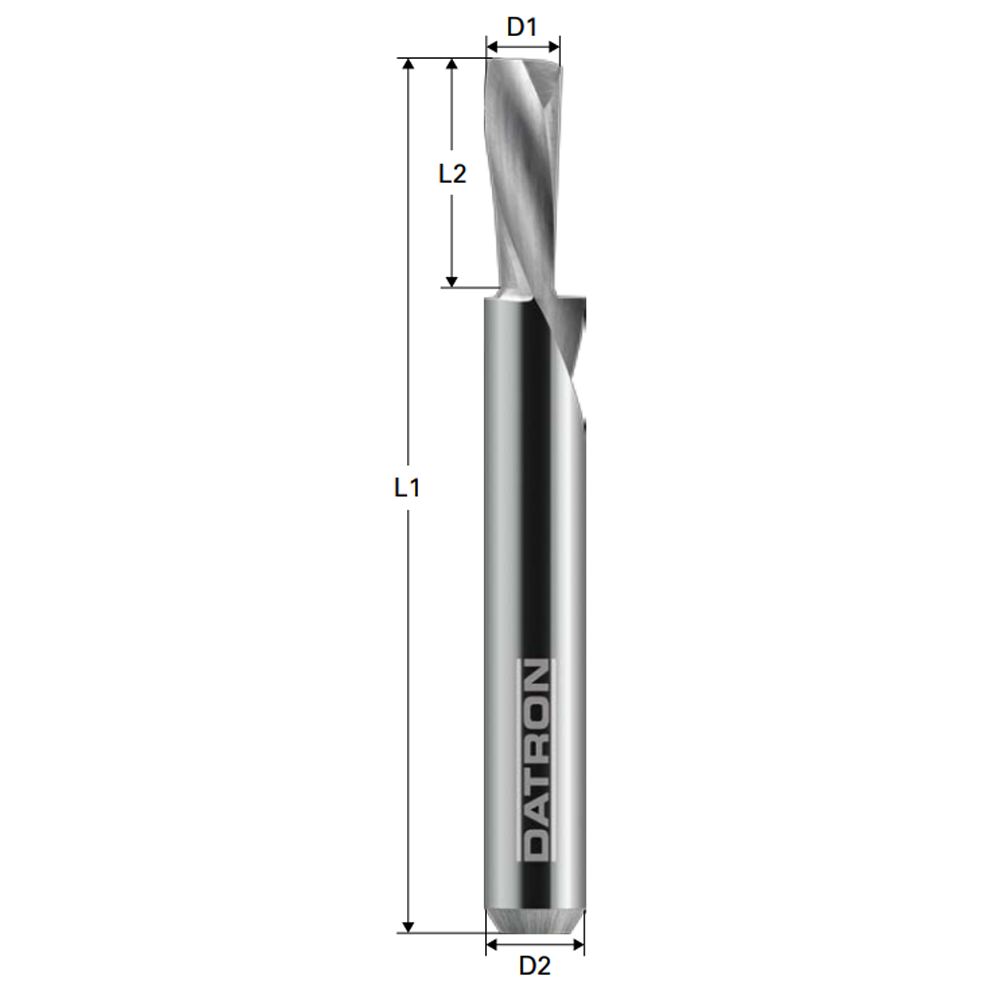 Single Flute End Mill - Down Cut