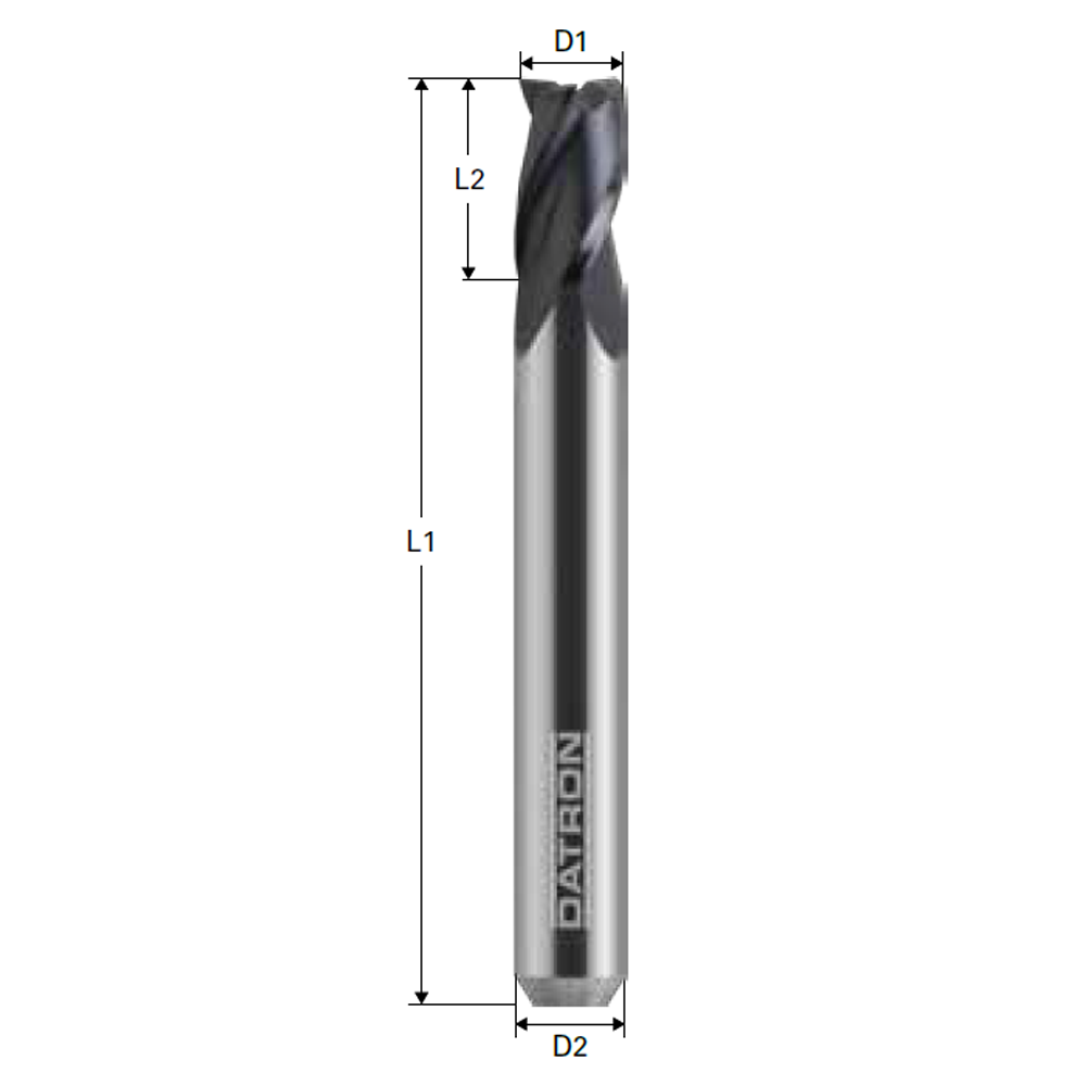 Triple Flute End Mill - Steel